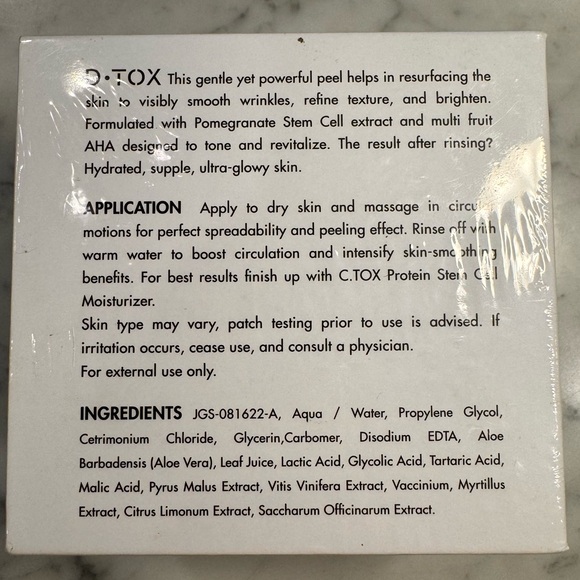 STEMTOX Skin Systems stem cell exfoliating & detoxifying peeling gel. 50ml NIB - Picture 3 of 3